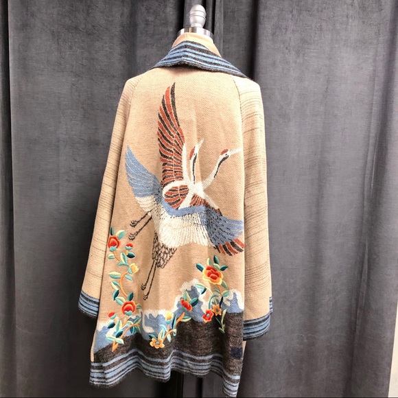 Anthropologie Sweaters - Anthropologie Crane Cardigan M Monogram HWR Sweate